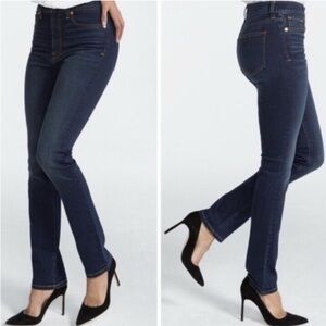 SPANX Women's Straight Leg Jeans - Dark Blue